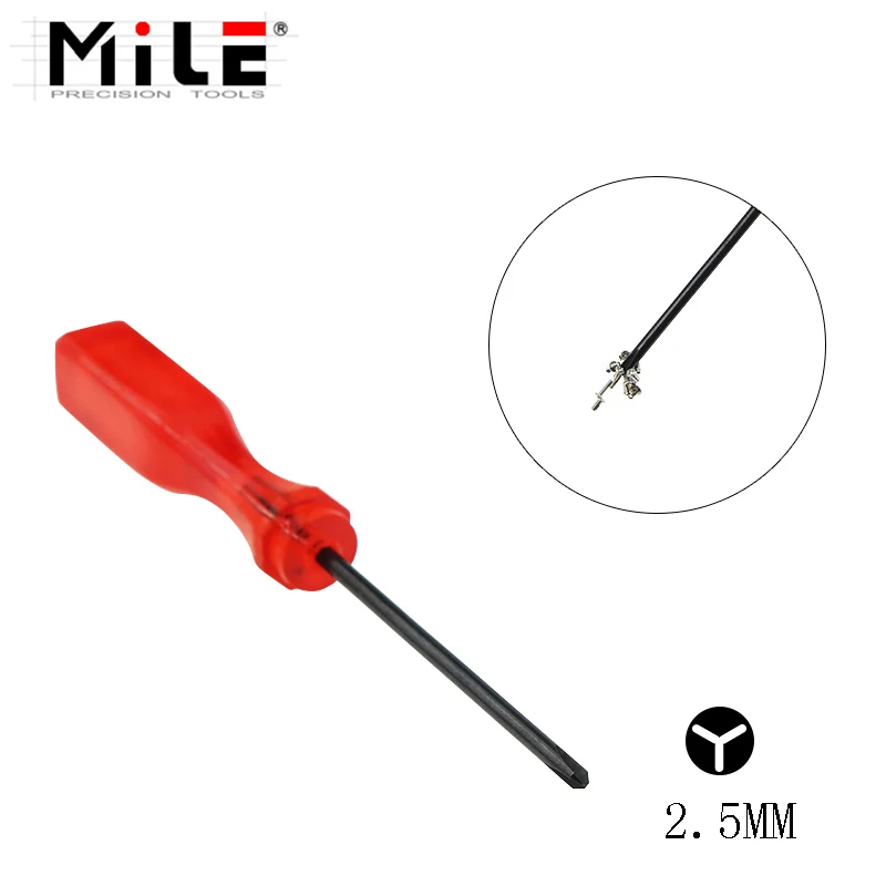 MILE Tri-wing Triangle Screwdriver Opening Repair Hand Tools Multifunction Repair Tool for Nintend Wii NDS DS Lite NDSL GBA SP