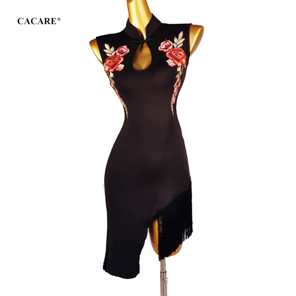 

CACARE New Latin Dance Dress Women Girls Competition 2024 Dance Wear Suit Clothes Sports Costume Samba Stage Clothes 0907