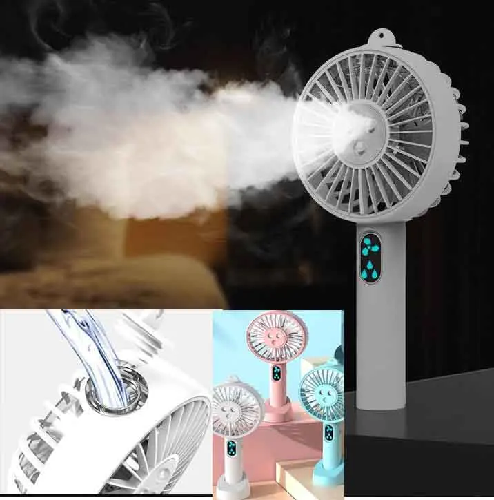 Portable Fan Water Mist Maker Mini Cooler Usb Small Fan Cooling Face Fan Sprayer Steamer Water Cooler USB Fan Cooler Mini Fan