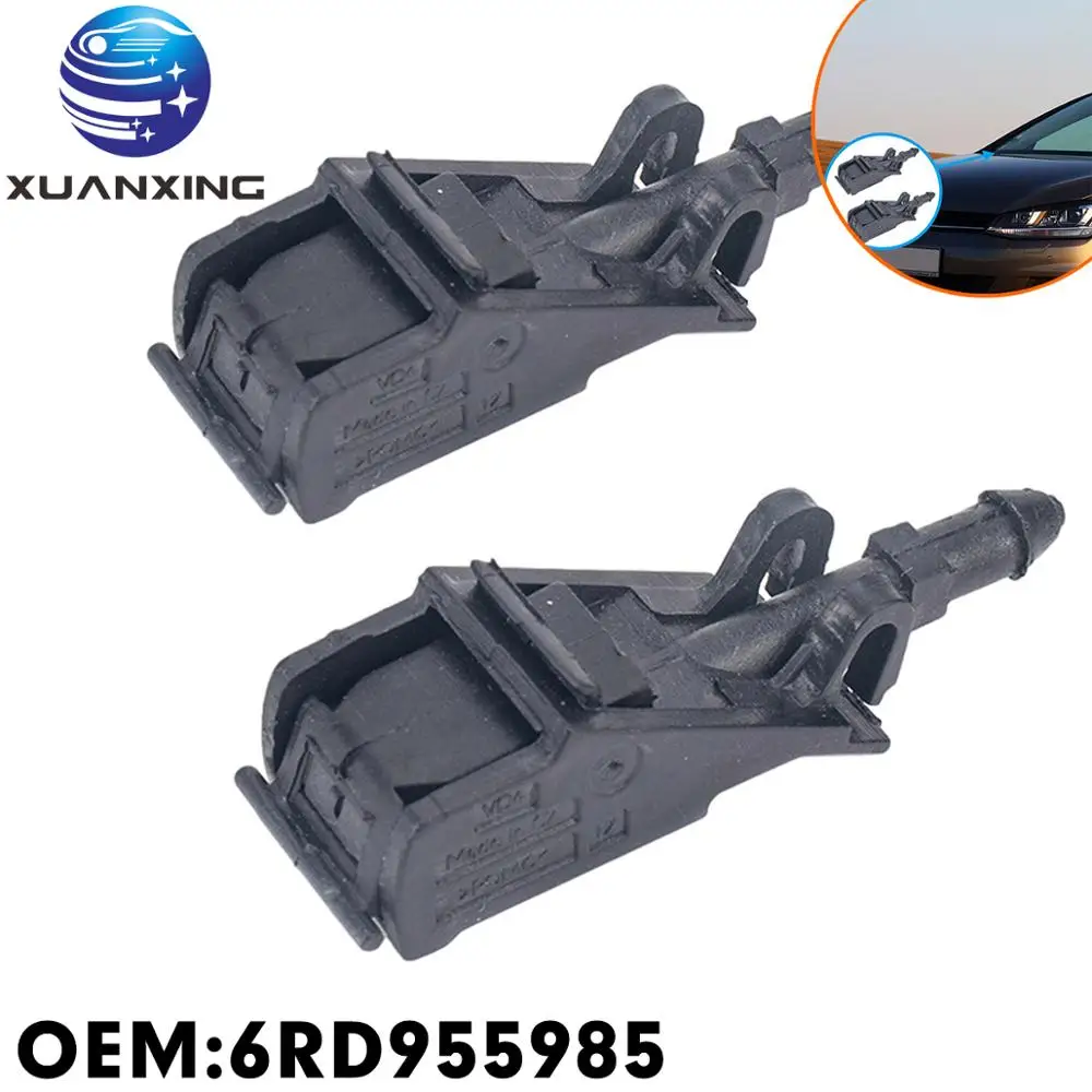 6RD955985 Front Windshield Washer Wiper Spray Nozzle For VW Bora Polo Beetle Touareg Golf Jetta MK4 Passat 6RD 955 985