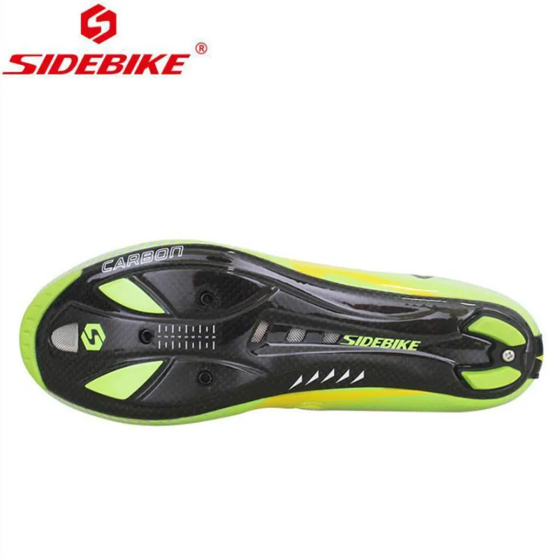 SIDEBIKE Road Cycling Shoes men Carbon Fiber Racing Bicycle Bike Shoes Breathable Self-Locking Profession Sneakers Sapatilha