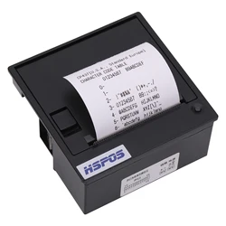 HSPOS Mini Thermal Receipt Printer 2 Inch Thermal Panel Printer 12V Free SDK for Self-service Instrument HS589D