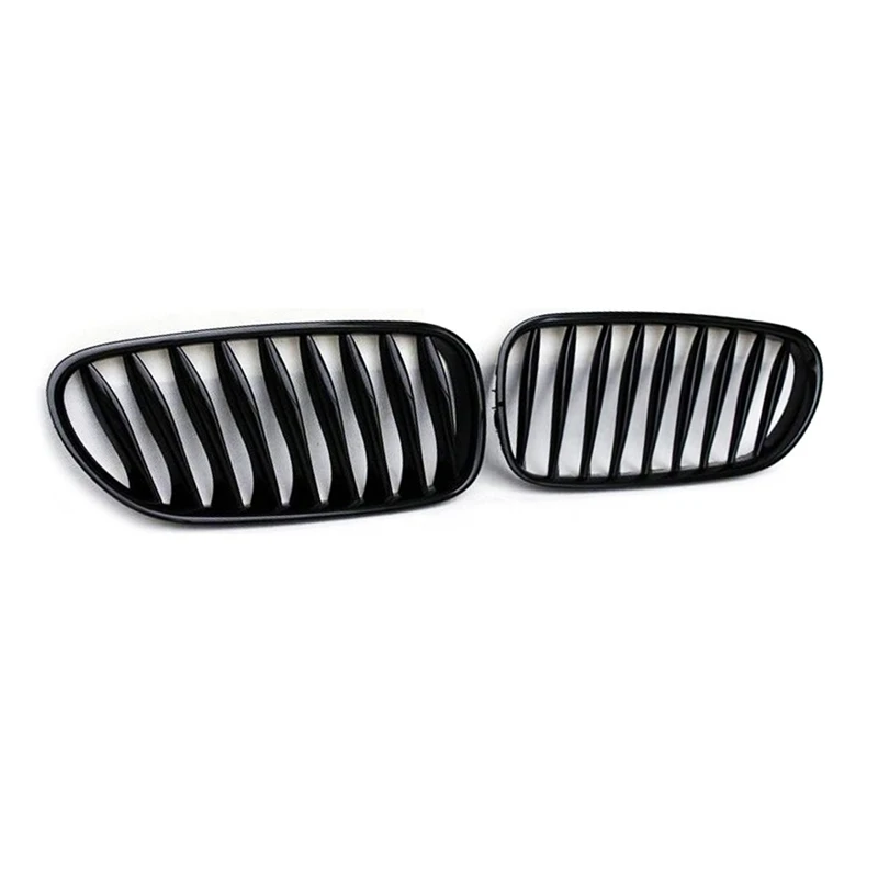 E85 Grille, Front Replacement Kidney Grill for BMW Z Series Z4/E85 2003-2008(Gloss Black) view 6