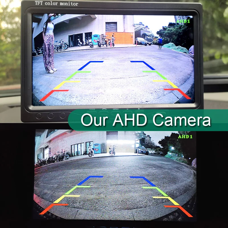 HD 720P/1080P Night Vision Fisheye Lens Vehicle Reverse Backup Rear View AHD Camera For 2019-2022 Android DVD AHD Monitor