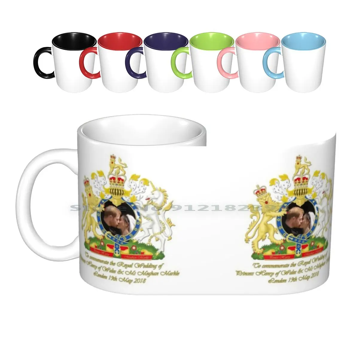 Prince Harry And Meghan Markle Royal Wedding Ceramic Mugs Coffee Cups Milk Tea Mug First Kiss Prince Harry Meghan Markle Royal