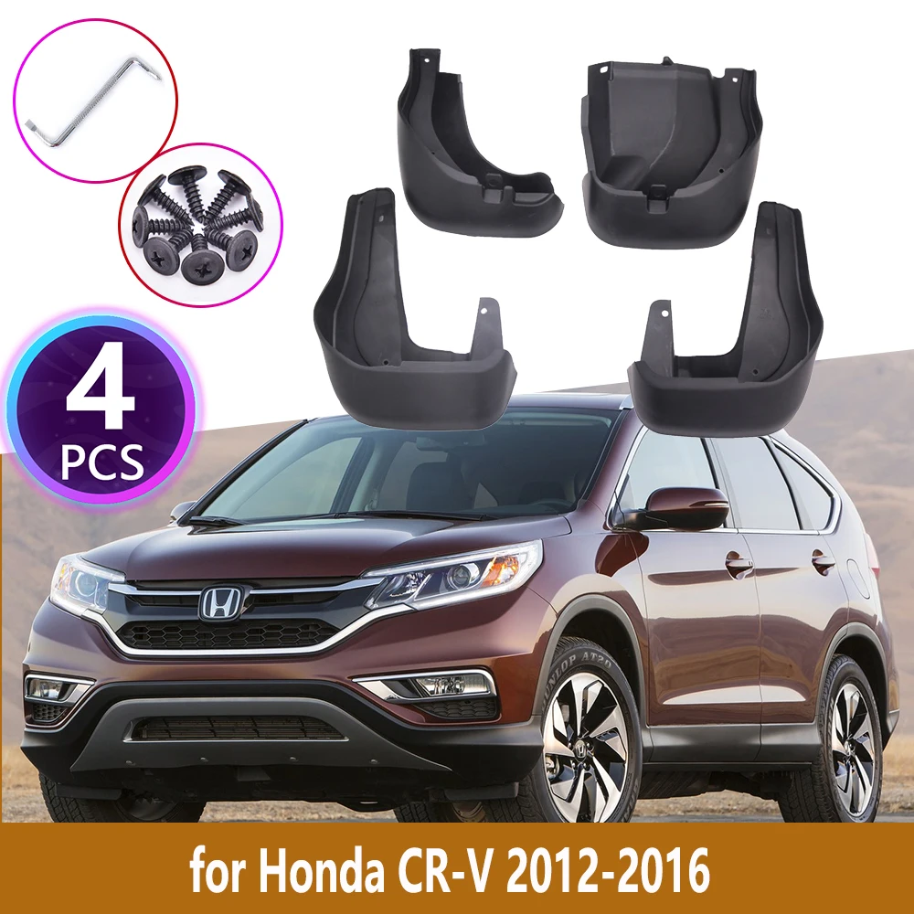 

4PCS Rear Mudguards For Honda CR-V CRV CR V 2012 2013 2014 2015 2016 Cladding Splash Mud Flaps Guards Mudflap Car Accessories