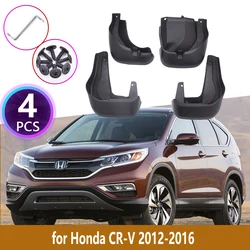 4PCS Rear Mudguards For Honda CR-V CRV CR V 2012 2013 2014 2015 2016 Cladding Splash Mud Flaps Guards Mudflap Car Accessories