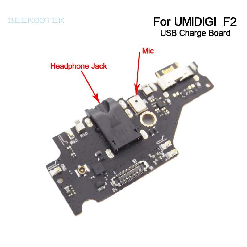 

New Original UMIDIGI F2 USB Board Charger Plug Board With Microphone Headphone Jack Repair Parts For UMIDIGI F2 Smartphone