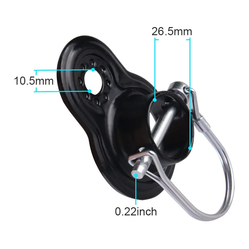 Bicycle Coupler Bicycle Rear Racks Coupler Bike Rear Axle Trailer Hitch Mount Adapter Bike Cycling Accessories With Buckle