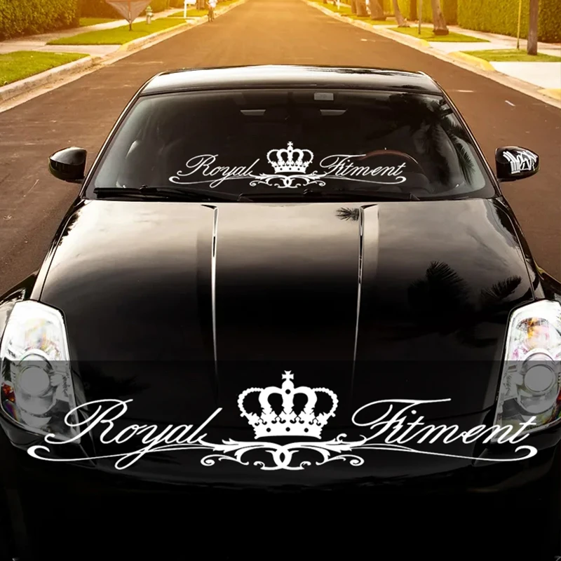 CS40081# Die-cut Vinyl Decal Royal fitment Car Sticker Waterproof Auto Decors on Bumper Rear Window