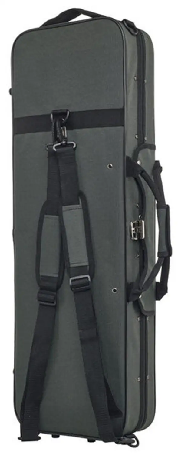 YMmuzik Enhanced Light Weight 4/4 Violin Case Cкрипка كمان Ammoon-Half Moon Shaped w/ Soft Interior 1.5kg