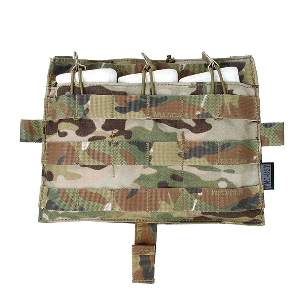 

TMC Molle M4 TRIPLE MAG Pouch Bag Multicam for Tactical AVS JPC2.0 Vest Front Panel for Airsoft Hunting Free Shipping