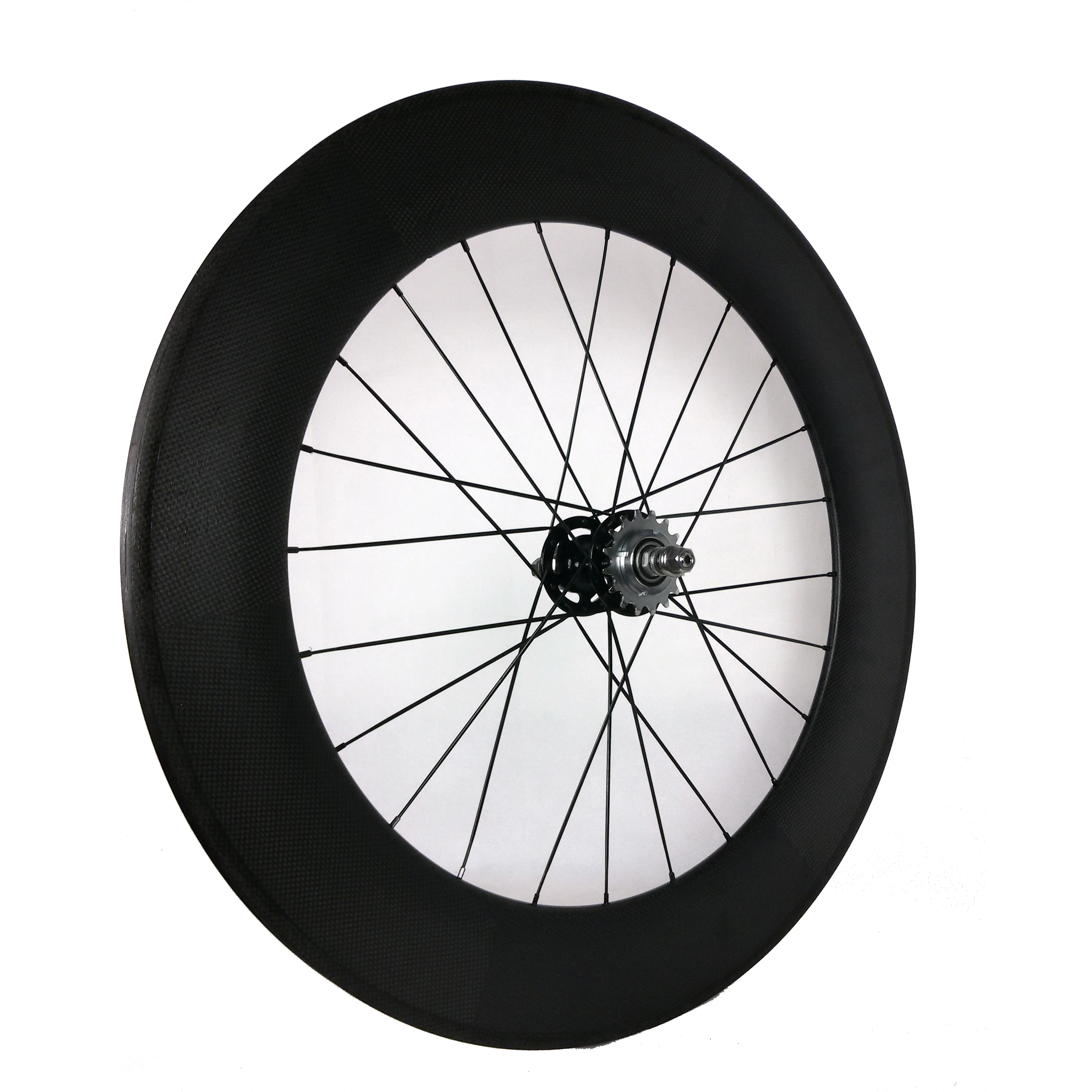 Carbon Fixed Gear Bike Wheels 80mm Depth 25mm Width Single Speed Bicycle Wheelset Track Ride Strong Upgrade Designed Light Fast