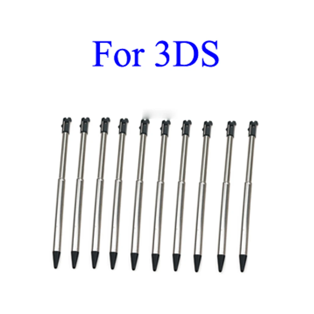 10pcs Plastic Stylus Touch Screen Metal Telescopic Stylus Pen for Nintendo 2DS 3DS XL LL New 2DS / 3DS LL XL  For NDSL NDSi