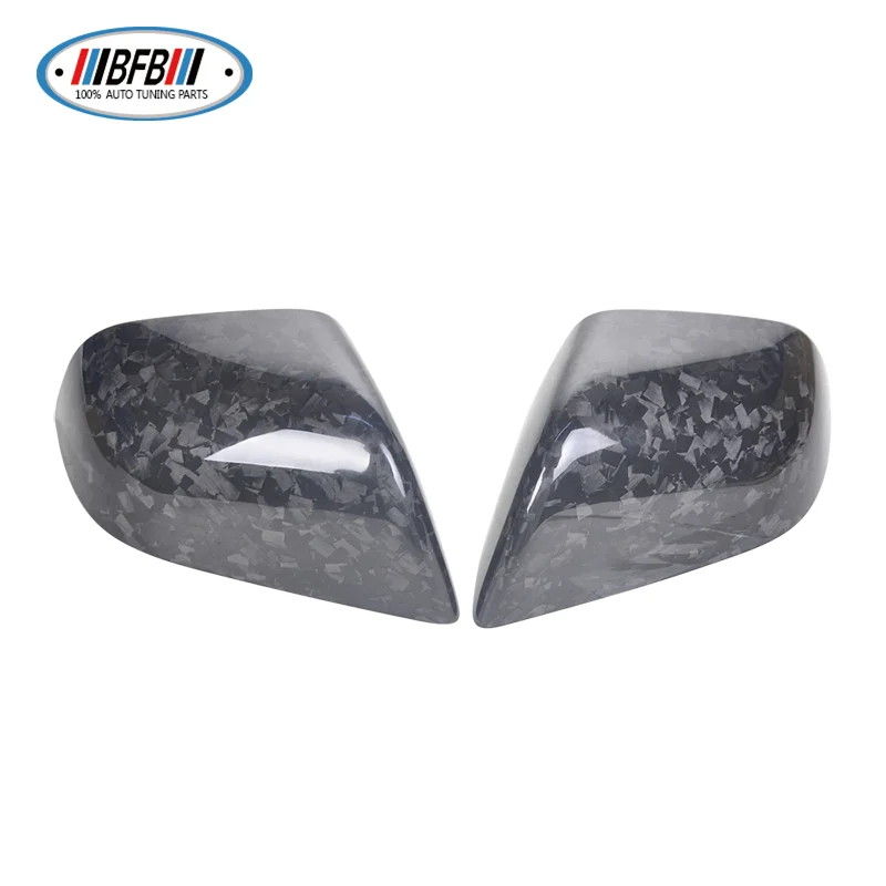 

Car mirror cover For Tesla Model 3 Carbon RearView Mirror Cover Forged Carbon Fiber Mirror Cover 2019 UP