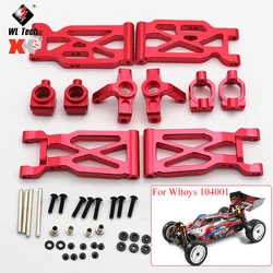 Wltoys Match 104001 Upgrade Parts Aluminium Alloy Metal 1/10 Buggy RC Car Accessories Arms Front Rear Axle C Seat Motor Gear