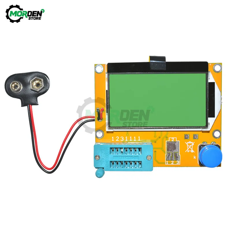 Mega328 LCR-T4 LCD Digital Transistor Tester Meter Backlight Diode Triode Capacitance  Meter For MOSFET/JFET/PNP/NPN L/C/R 1