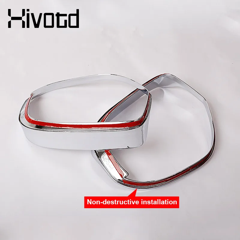 Rear View Mirror Visor Cover Sunshade Rain Part Exterior Decoration Protect Car Accessories For Mitsubishi Outlander 3 2022-2016