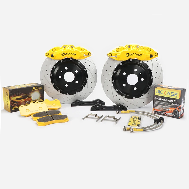 Dicase Yellow Brake Kits with 380mm Rotors Custom Clolor Center Bell For Acura Tl 2013 R19