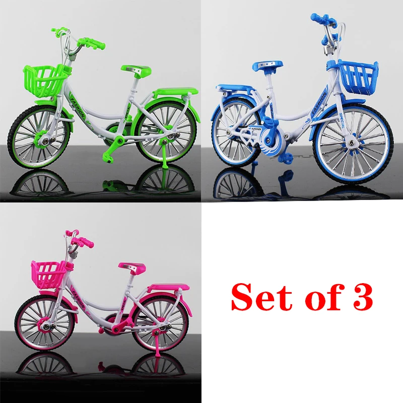 Mini Model 1:10 Finger Mountain bike Alloy Bicycle Diecast Racing Metal Accessories Toy Simulation Collection Toys for children