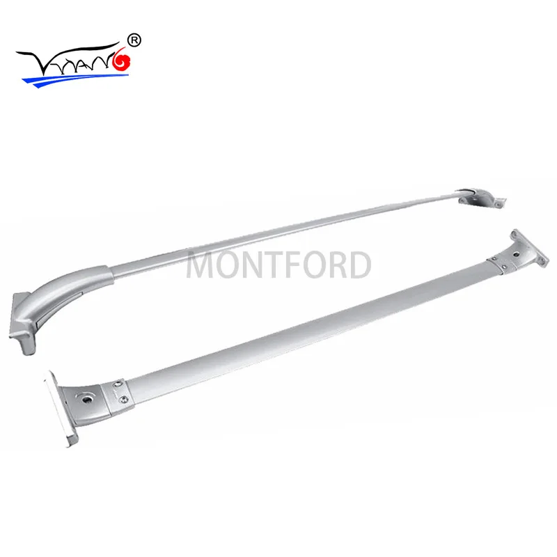 Car Styling For  Nissan pathfinder 2013-2018 Aluminum Alloy Side Bars Cross Rails Roof Rack Luggage Carrier Rack 2Pcs