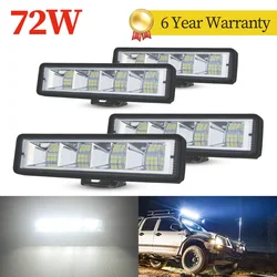 72W car Work bar light LED Bar 4x4 24 led working bar offroad SUV ATV Tractor Boat Trucks Excavator 12V 24V led Combo Beam