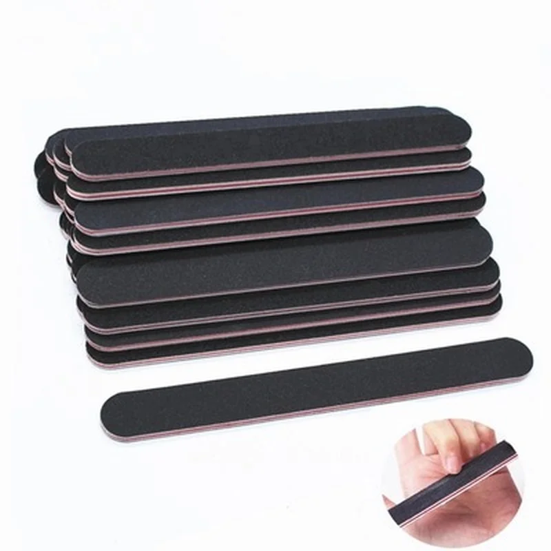 1 Pc Professional Black Nail File Cushioning Polishing Block Polishing Nail Art Manicure Sponge Frustration Nail Art Tool Hot