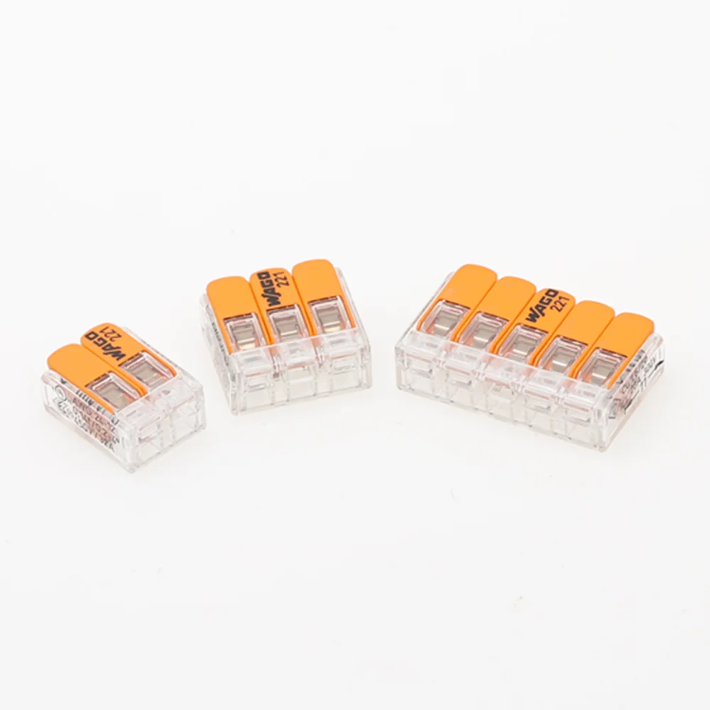 10pcs Germany original Multifunctional terminal universal compact wire connector 221-412 221-413 221-415 32A/450V