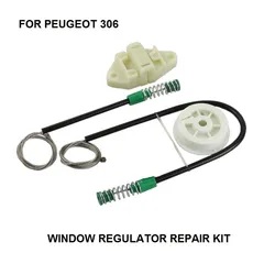 CAR ELECTRIC WINDOW REGULATOR CLIPS KIT FOR PEUGEOT 306 CABRIOLET WINDOW REGULATOR REPAIR KIT FRONT LEFT * NEW * 1993-1997