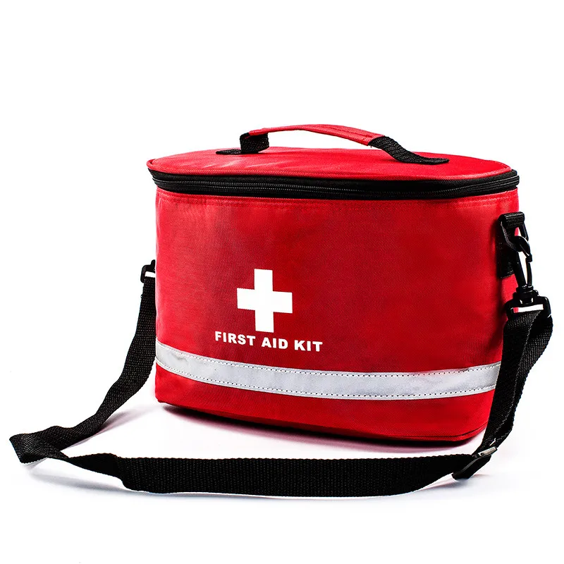 Portable Multi-function Medical First Responder Aid Kit Carrying Bag Medicine Storage Travel Soft Case Zipper Pouch Suitcase