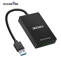 Rocketek USB 3.0 XQD Memory card reader Transfer Sony M/G Series for Windows/Mac OS computer