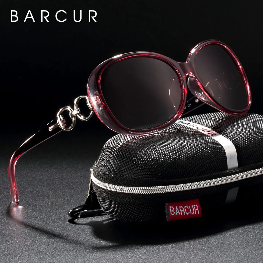 BARCUR New Polarized Sunglasses Women Brand Designer Female Sunglass Vintage Sun Glasses gafas oculos de sol masculino