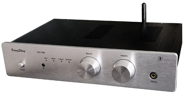 XiangSheng DAC-03 USB 24bit/192K  XMOS PCM1794 Tube Amplifier headphone QCC5125  Bluetooth