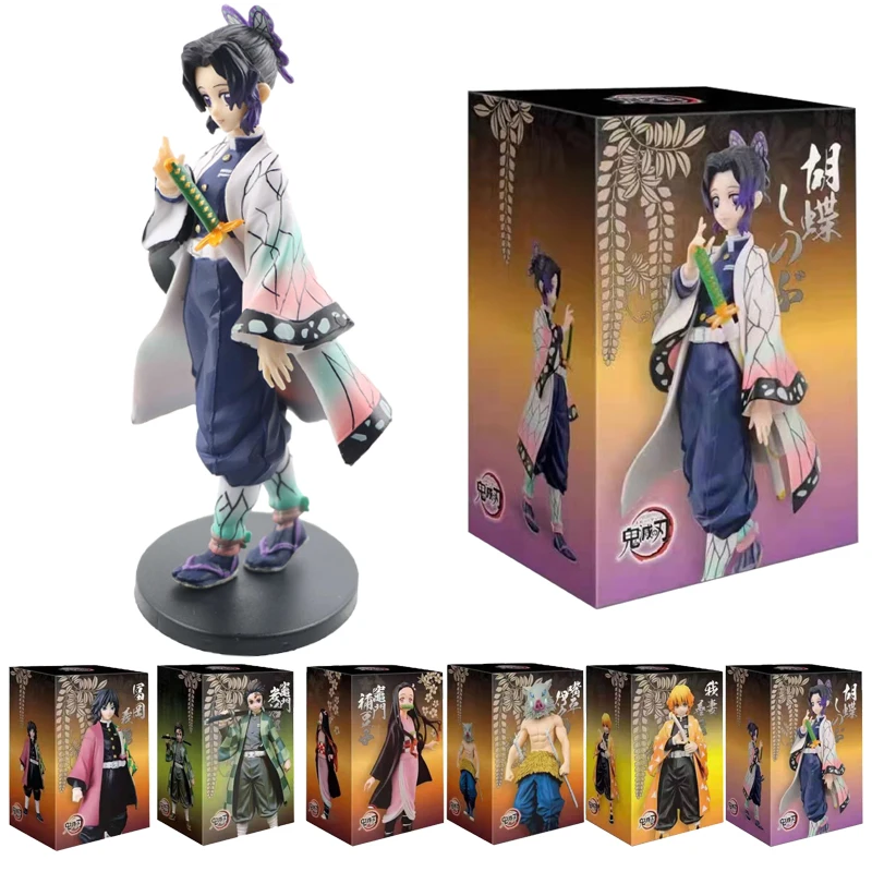 

15 style Anime Demon Slayer Action Figure Mugen Train Rengoku Kyoujurou PVC model Kimetsu No Yaiba Rengoku Kyoujurou Toys