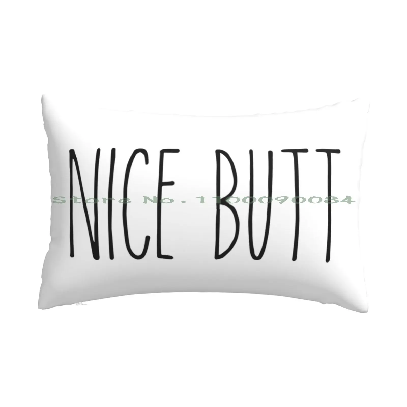 Nice Butt Pillow Case 20x30 50*75 Sofa Bedroom Shower Mat Bathroom Long Rectangle Pillowcover Home Outdoor Cushion Decor