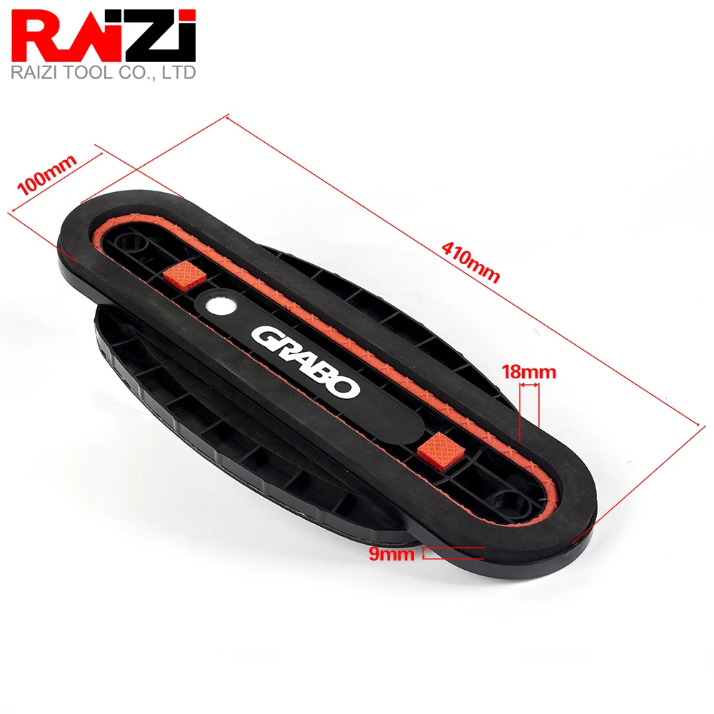 Raizi Grabo Slender Seal Pad for Long Tile Pavers Lifting Grabo Tool Electric Vacuum Suction Cup Longer Narrow Surface