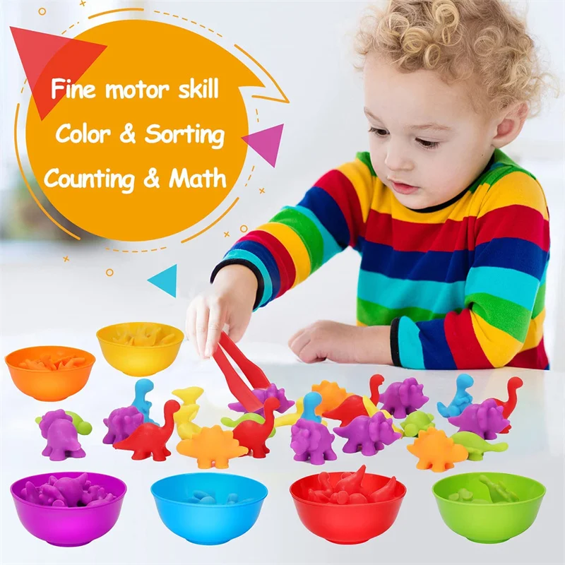 Montessori Color Sorting Toys Matching Game Baby Toys Fine Motor Training Educational Toys Montessori Games For Kids 2 3 4 Years