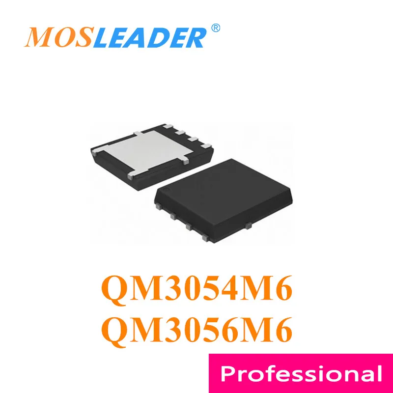 

Mosleader 100 шт. 1000 шт. DFN5X6 QM3054M6 M3054M QM3056M6 M3056M QFN8 сделано в китае высокое качество