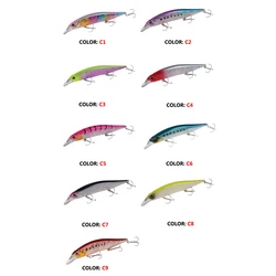 Minnow Flotante 13,5 cm 17,5g – Crankbait Wobbler para Lubina