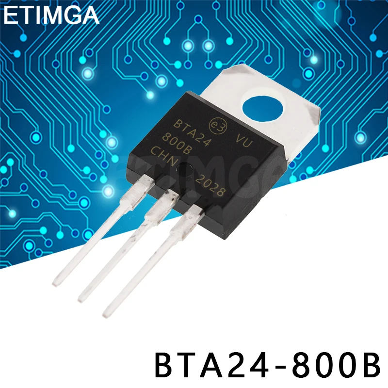 10PCS/LOT BTA24-800B BTA24-800C BTA24-800BW BTA24-800CW TO-220 Transistor BTA24800B BTA24800C BTA24800BW BTA24800CW