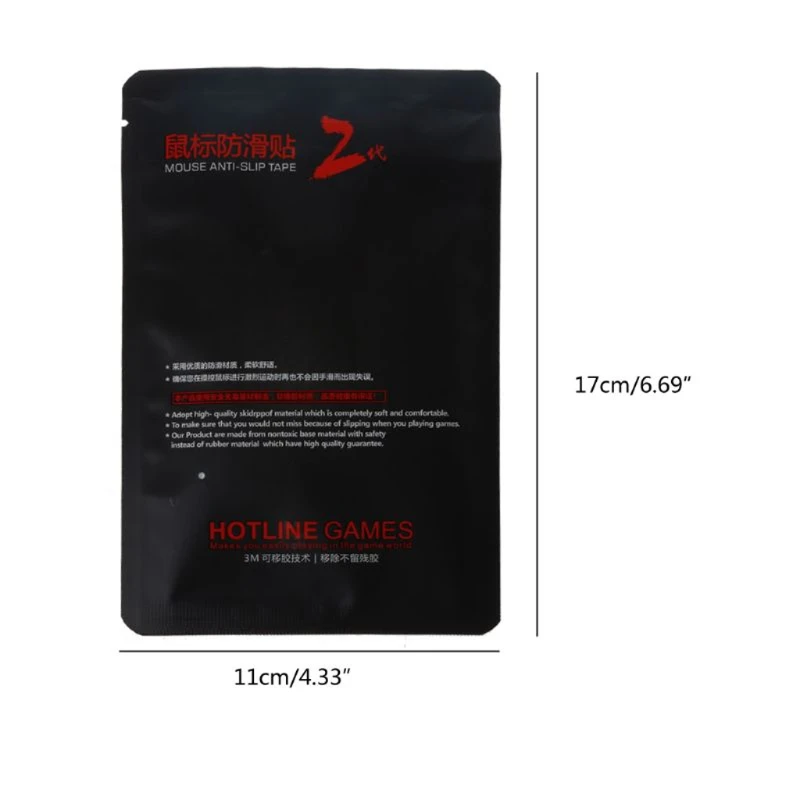 Hotline Games Mouse Skates Side Stickers Sweat Resistant Pads Anti-slip Tape For -Razer Deathadder V2 Mini Mouse