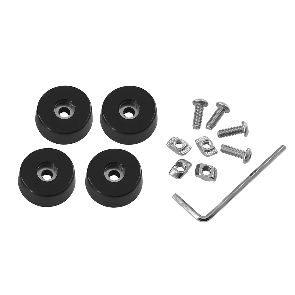 4 Sets 3D Printer Antivibration Feet For i3 MK3 Printer Kit Anti-vibration Rubber Landing Mat Feet For 2020 Profile SP-3 SP-5