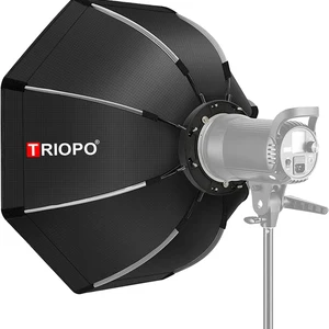 Triopo-kalportierbare Bowens Mount Softbox, Softbox mit Wabenraster, K90 Octagon Regenschirm, Softbox im Freien für Godox Jinbei Strobe, 90 cm 8 Hauptverkauf Tianbao Fuyao Lu - №2
