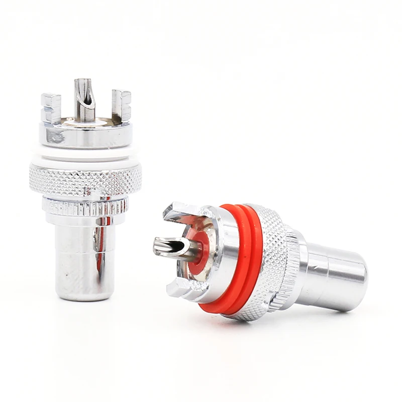 Chassis-Einbauadapter RCA-Buchse Anschluss Chassis-Einbauadapter Audio-Terminal 3,5mm AV-Stecker – Detail 1