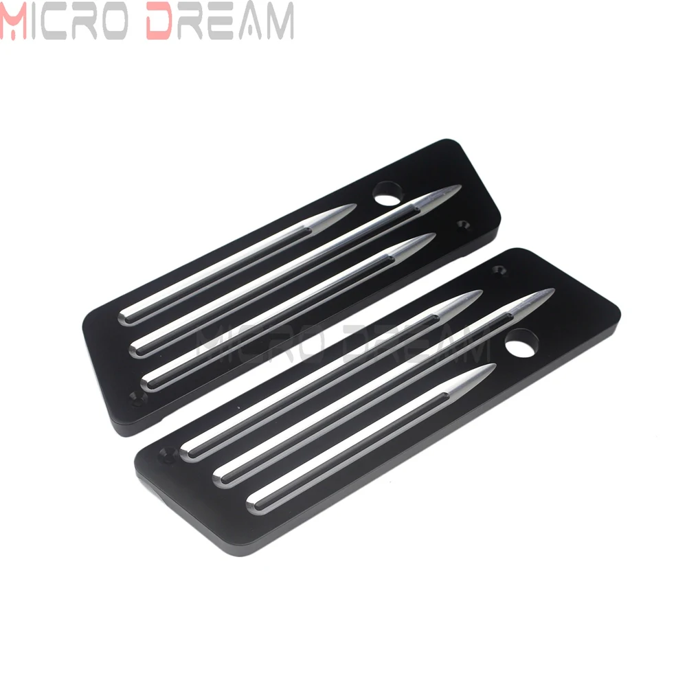 غطاء مزلاج للدراجة النارية مع مسامير تثبيت لـ Harley Touring Electra Street Glide 1993-2013 Touring Road King FLH FLT