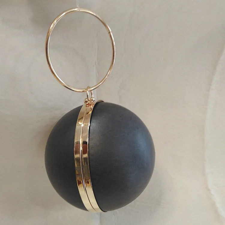 

18 Cm Silver Gold Gunmetal Brass Color Round Shape Metal Box Clutches Evening Diy Handbag Accessories Purse Handle Frame Parts