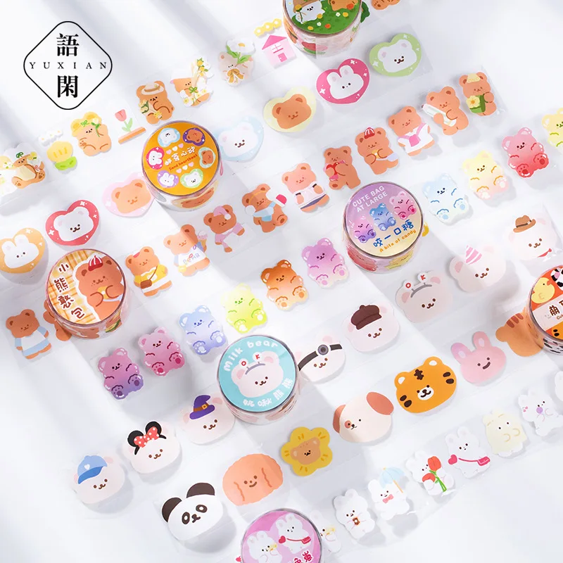 1pcs/1lot Decorative Adhesive Tapes Cute bag series on the run Scrapbooking DIY Paper Japanese Stickers