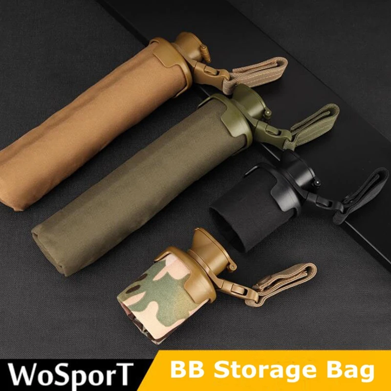 1000D Folding BB Storage Bag Pouch MOLLE Nylon Paintball Airosft Equipment BB Quick Loader Airsoft Shooting BBs Ammo Accessory