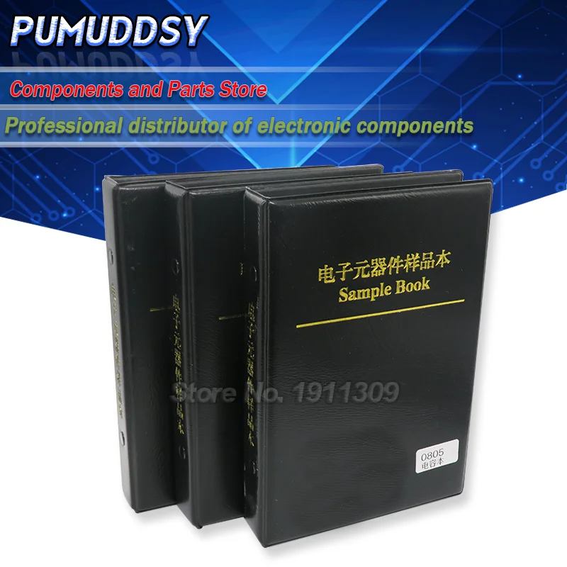 51/80/90/92 Values X 50PCS 25PCS 0201 0402 0603 0805 1206 Capacitor Sample Book 0.5pF ~ 10uF Chip SMD Capacitor Assortment Kit