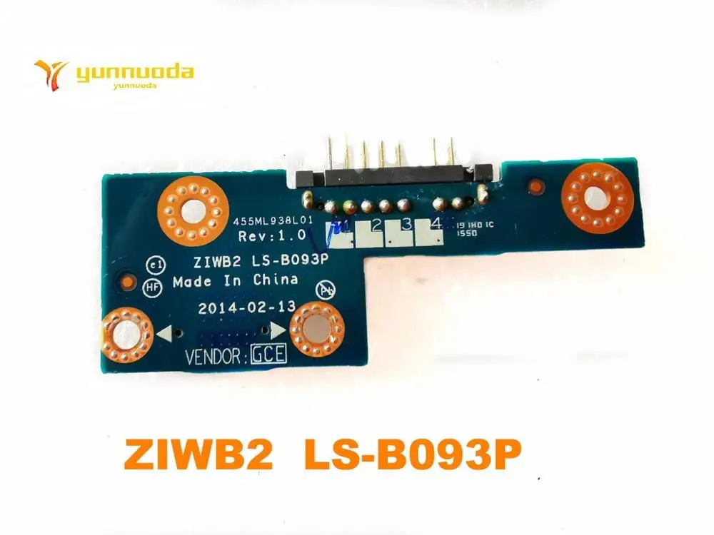 Original for ZIWB2  LS-B093P  Lenovo ideapad B50-30 B50-45 B50-70 B51-30 laptop Battery Connector board  tested good free shippi
